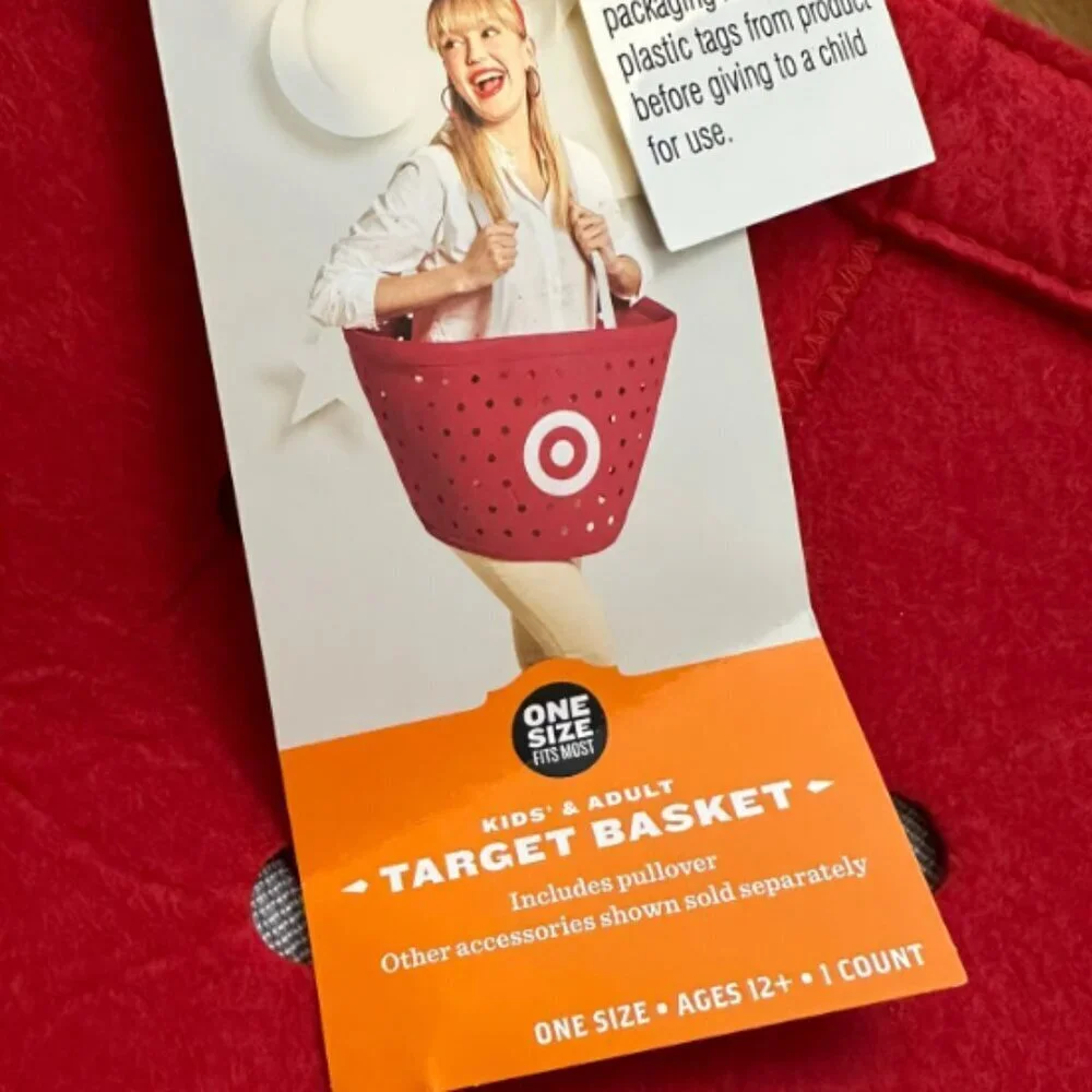 Adult Target Shopping Basket Halloween Costume + pet costume